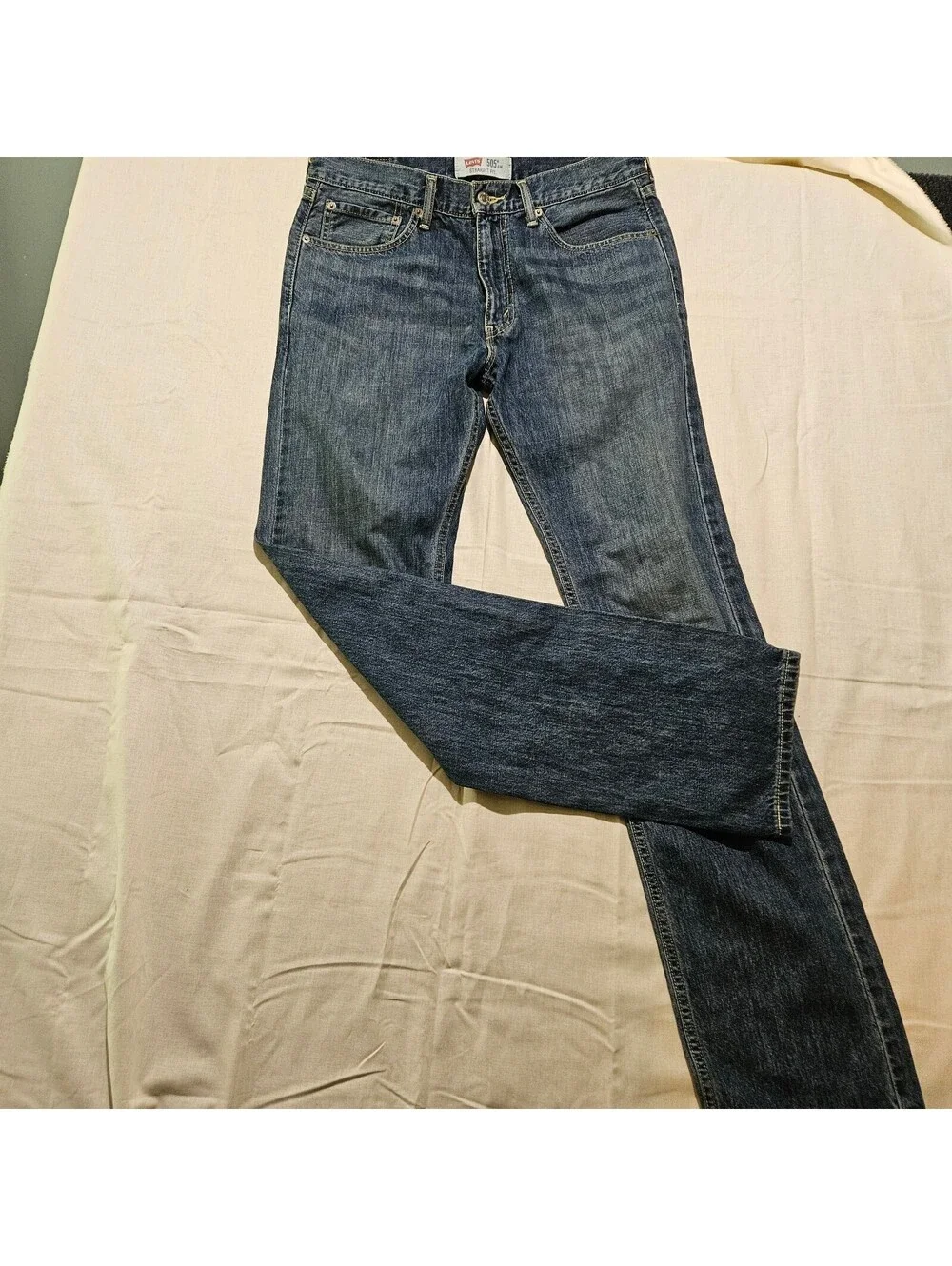Levi's 505 Men's Straight Fit Blue Denim Jeans W32 L34